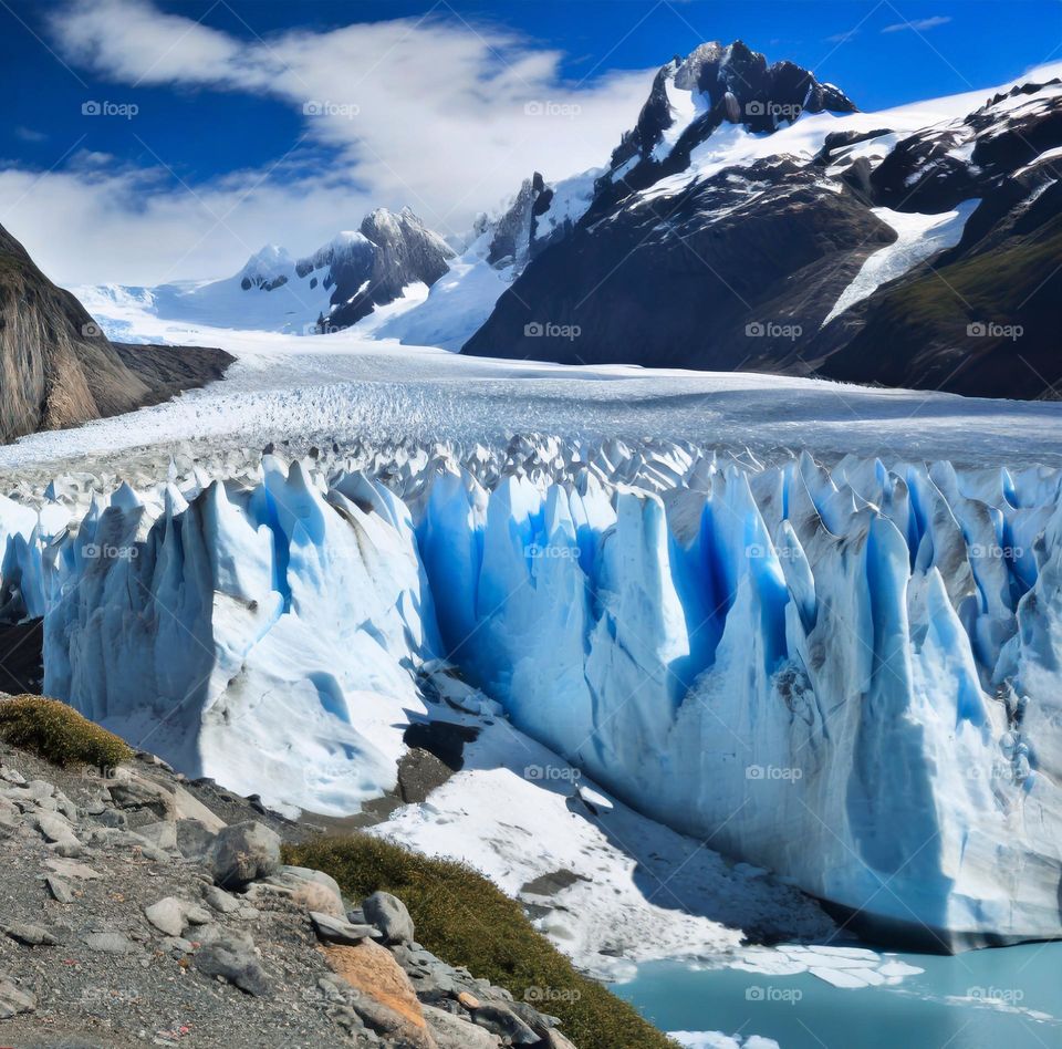 Glaciares majestuosos en la región de Magallanes