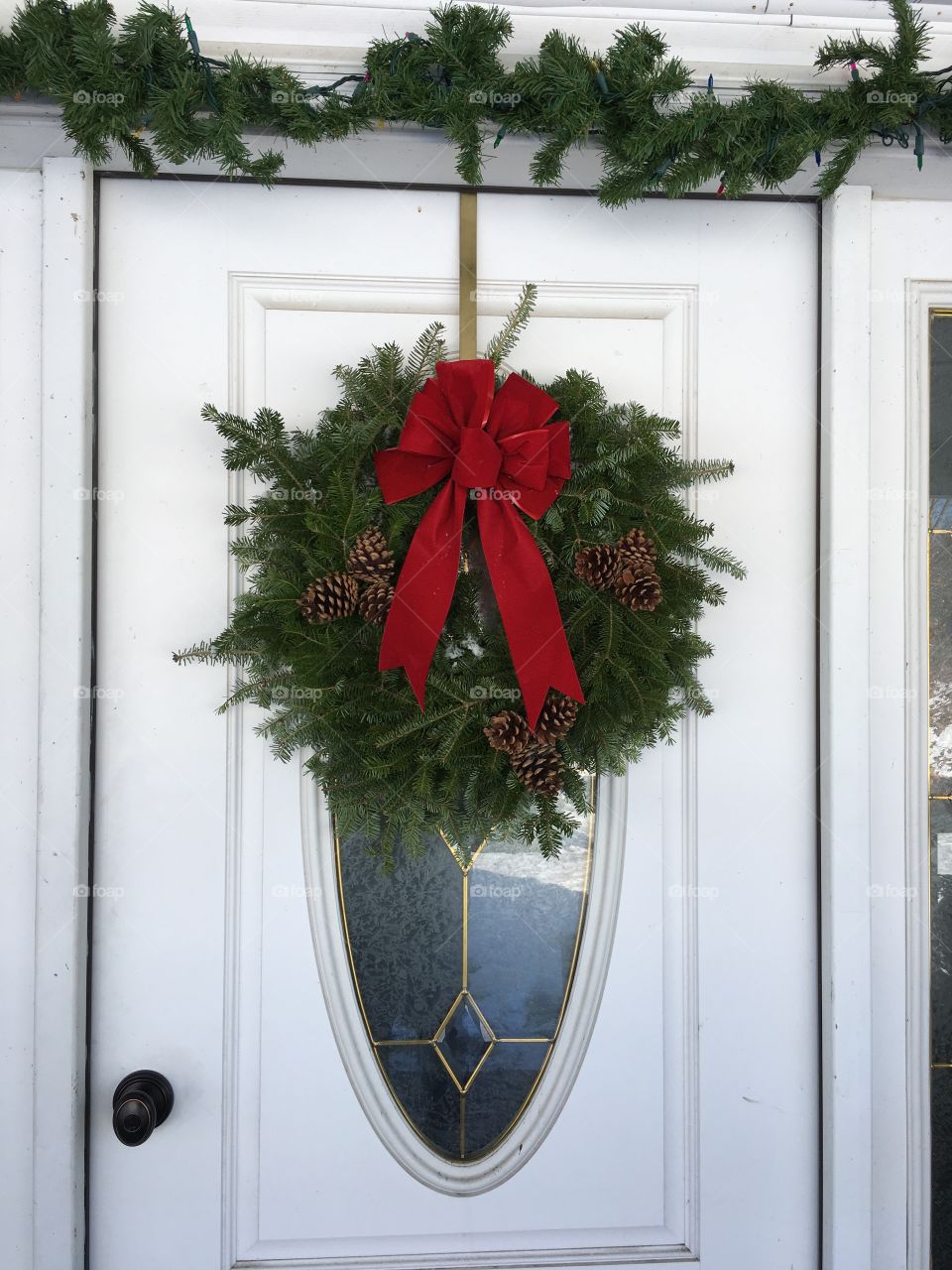Handmade Christmas wreath 