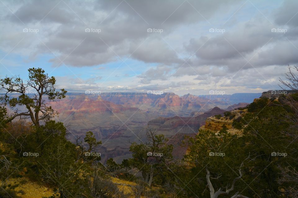 Grand canyon during sunset