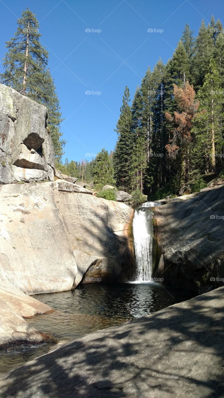 High Sierra Waterfall