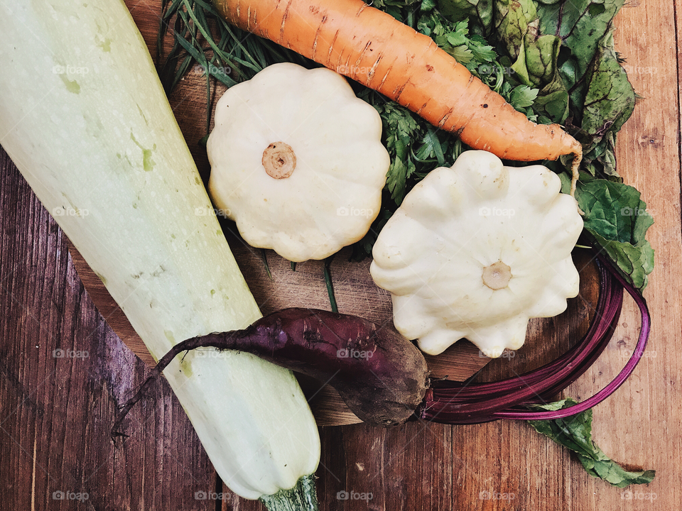 Autumn vegetables 