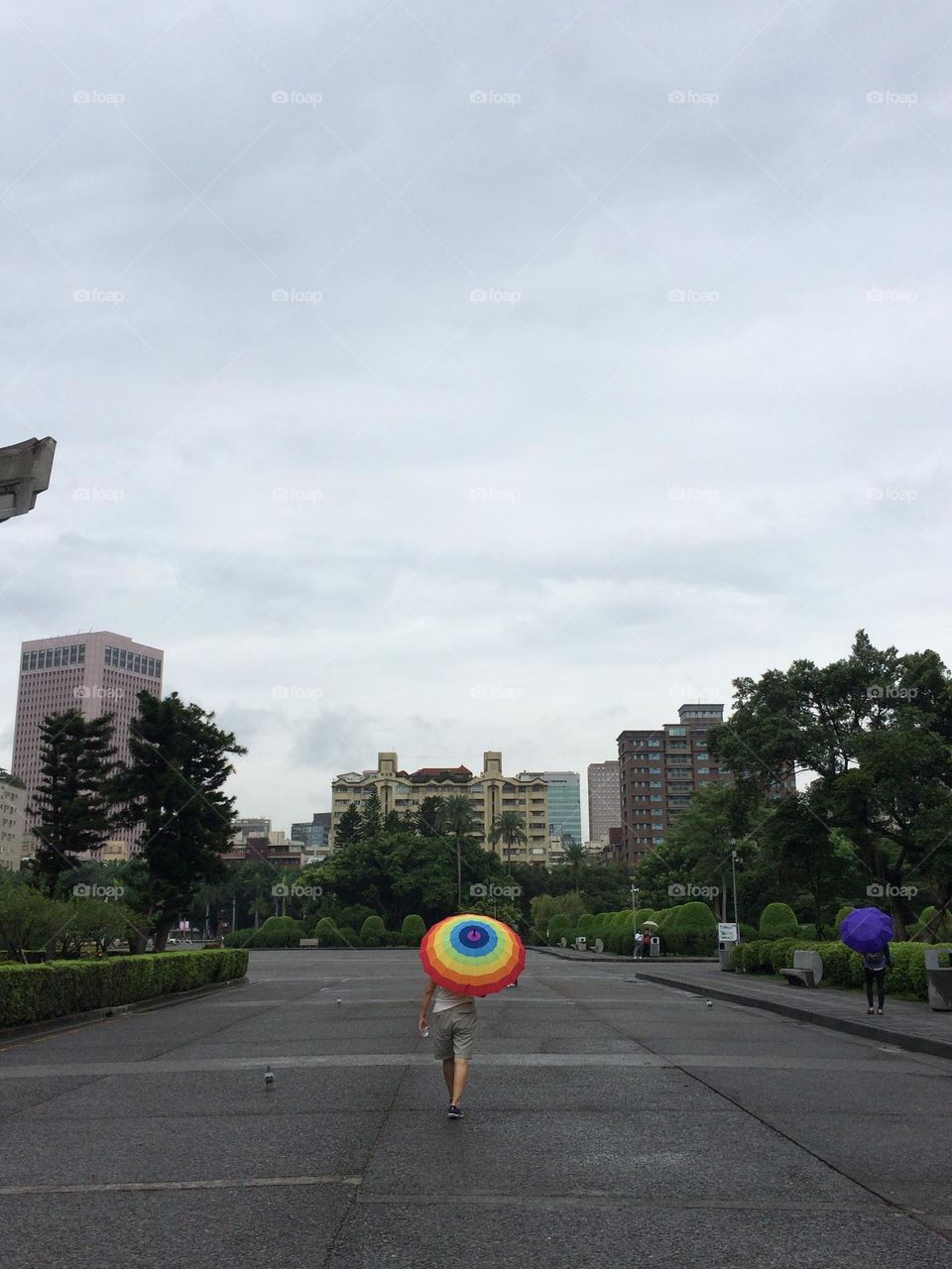 Rainbow colors and all kinds of pride accessories are on display everywhere in Taipei, Taiwan. 