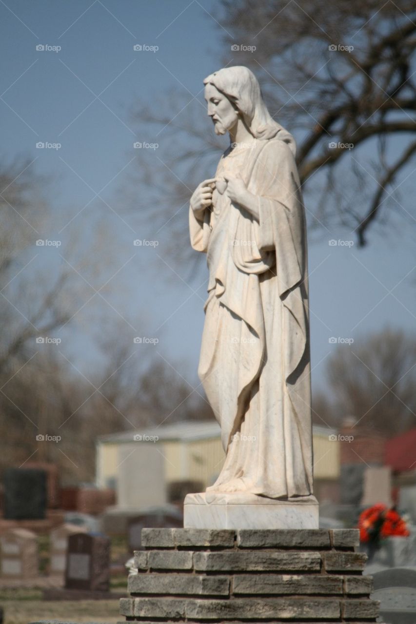 Cemetery Statue 