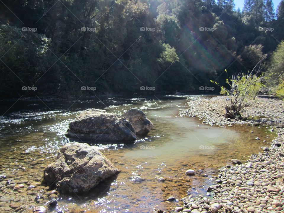 River in California 