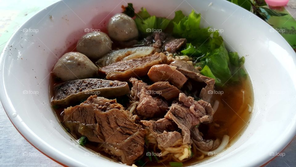 Thai beef noodle limited