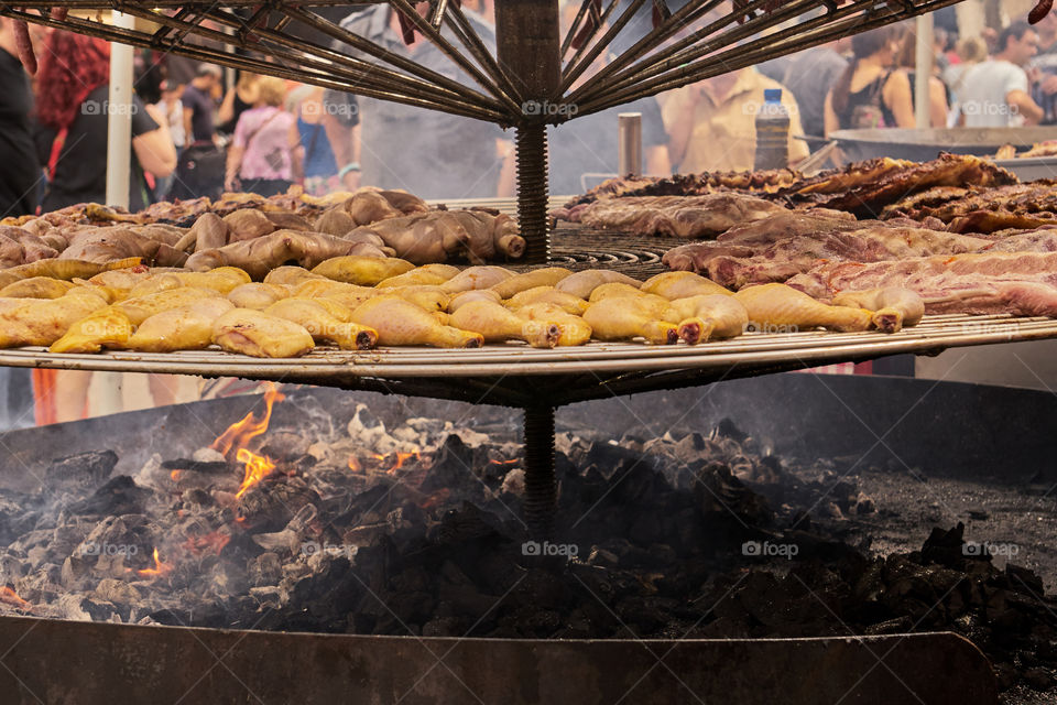 Asador callejero