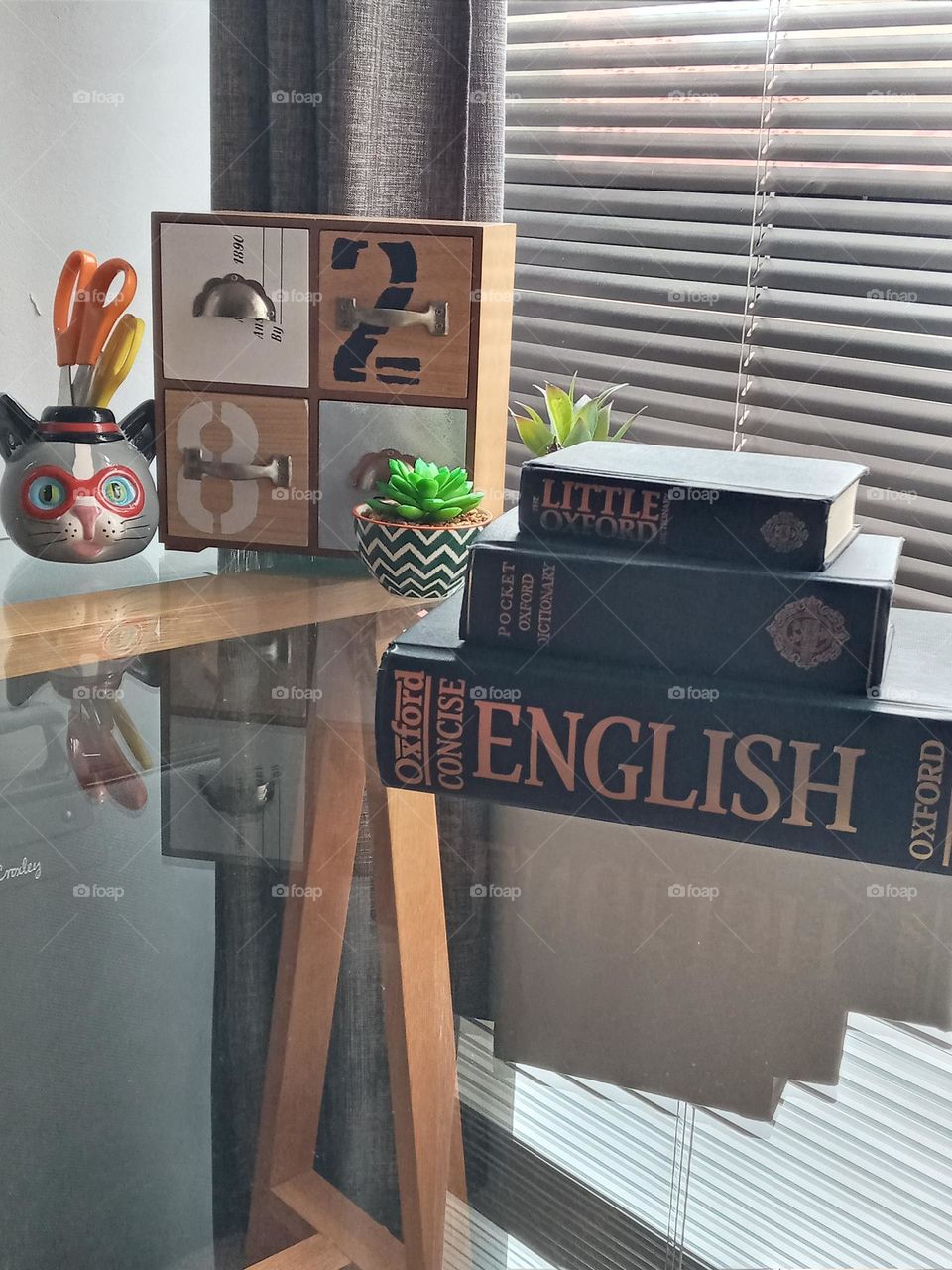 A desk where you work, learn and create