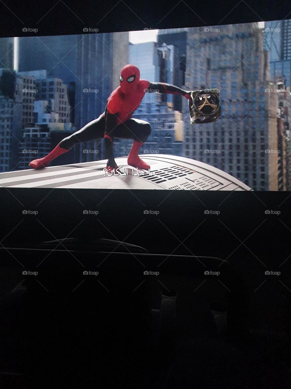 Watching spiderman movie with my girls was too much fun! the movie was spectacular 👌 although it made me cry 😢 😭 😪