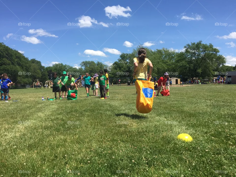 Sack races