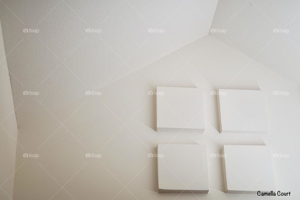 All the angles in the ceiling at the hotel we stayed at