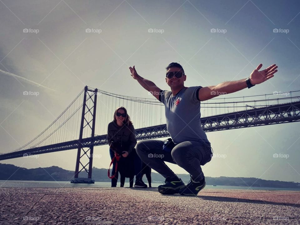 Smile#couple#dog#travel#funny#enjoy#holiday