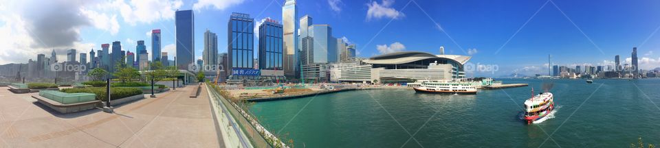 Hong Kong- Wanchai pier deck