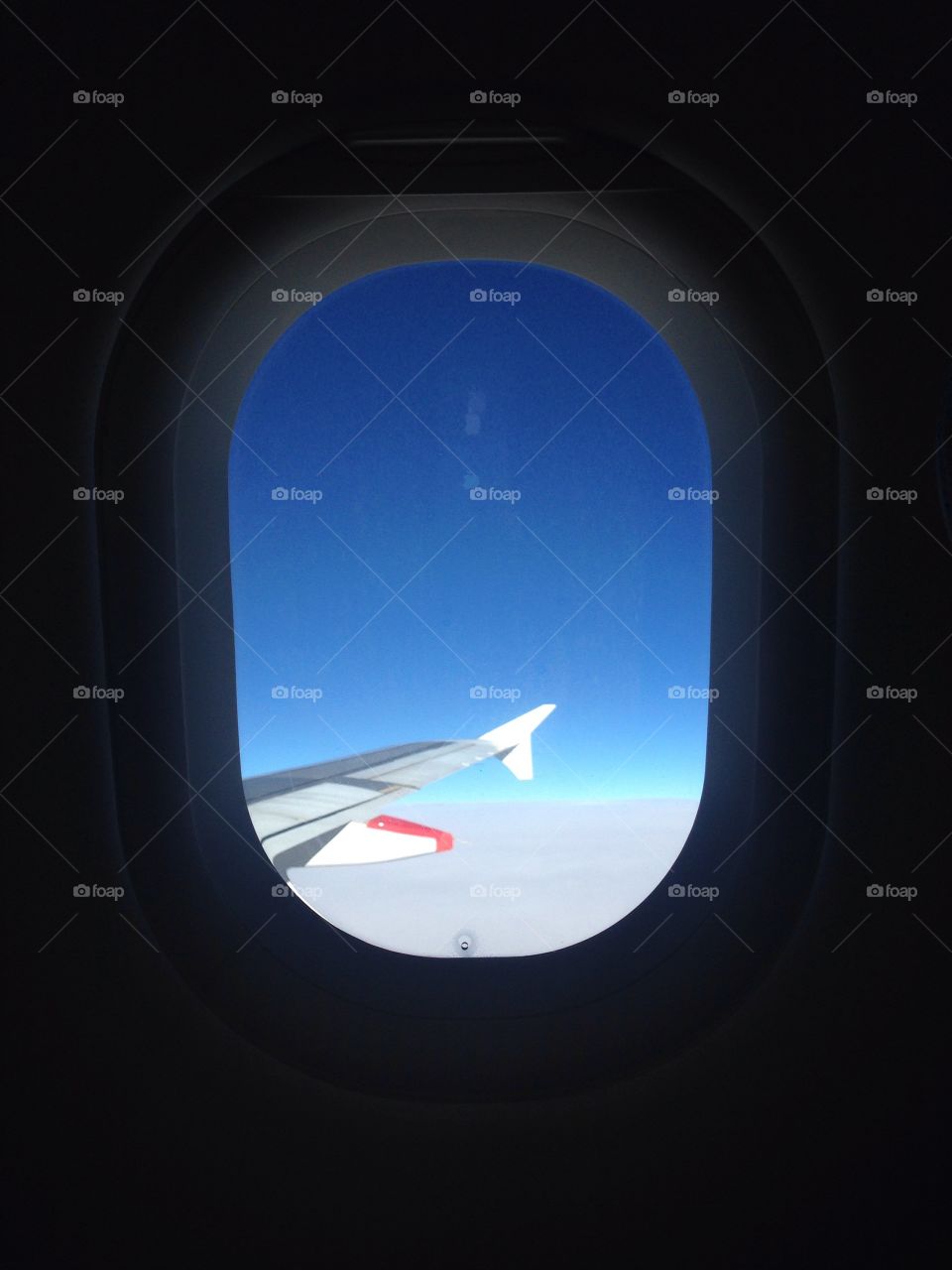 Airplane window 