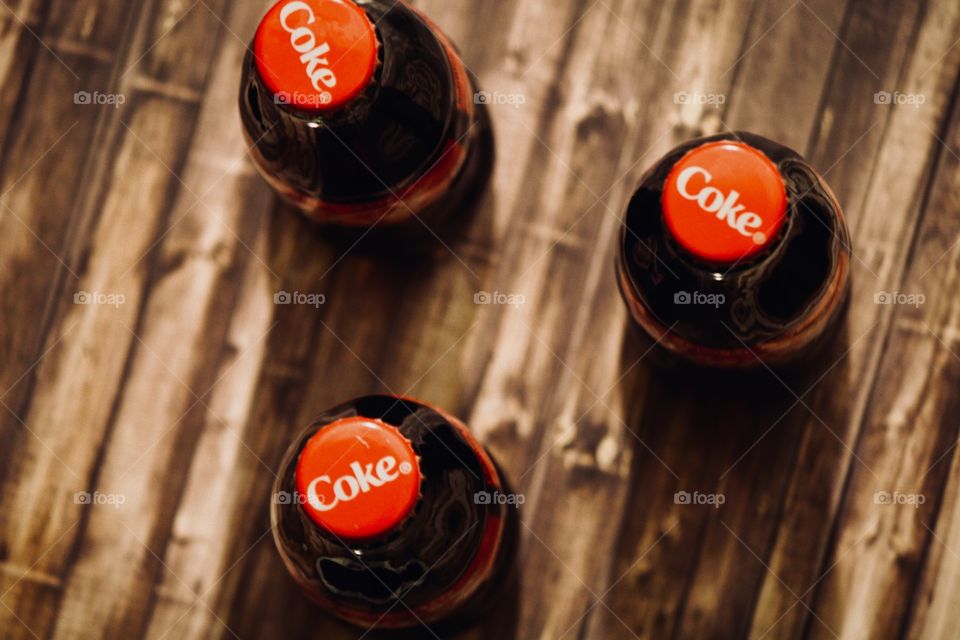 Coca Cola bottles 