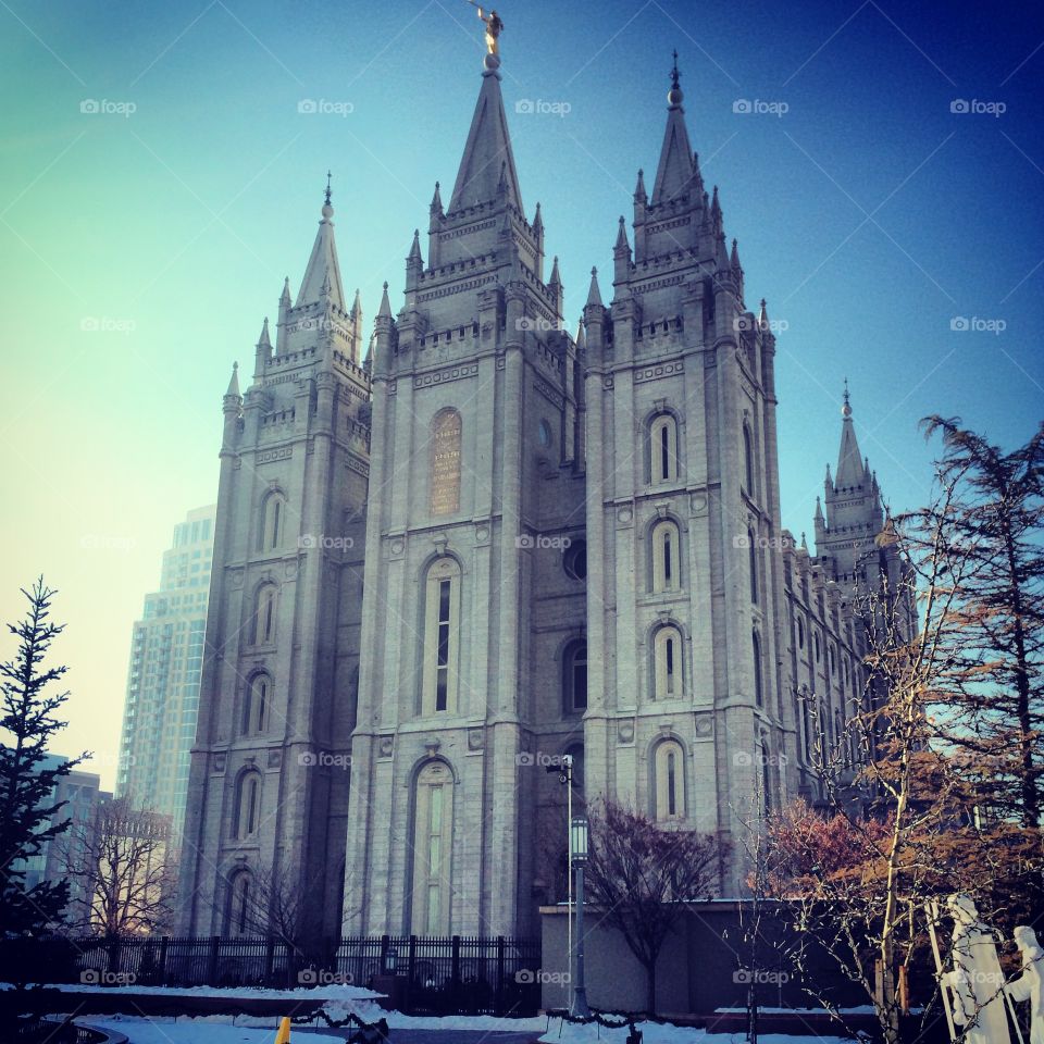 LDS Temple in Salt Lake City, Utah