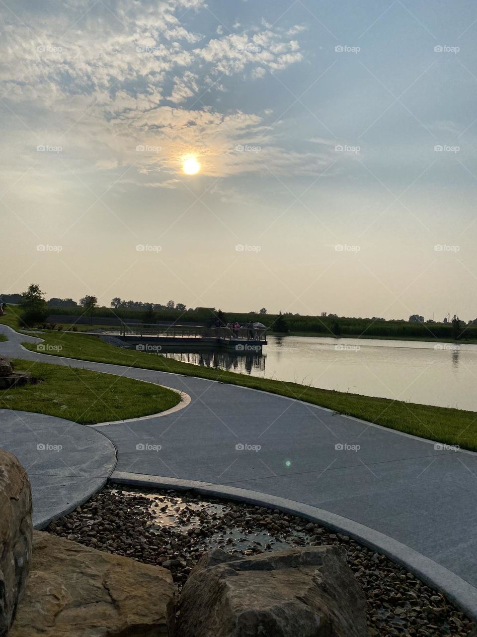 Midwestern summer sunset