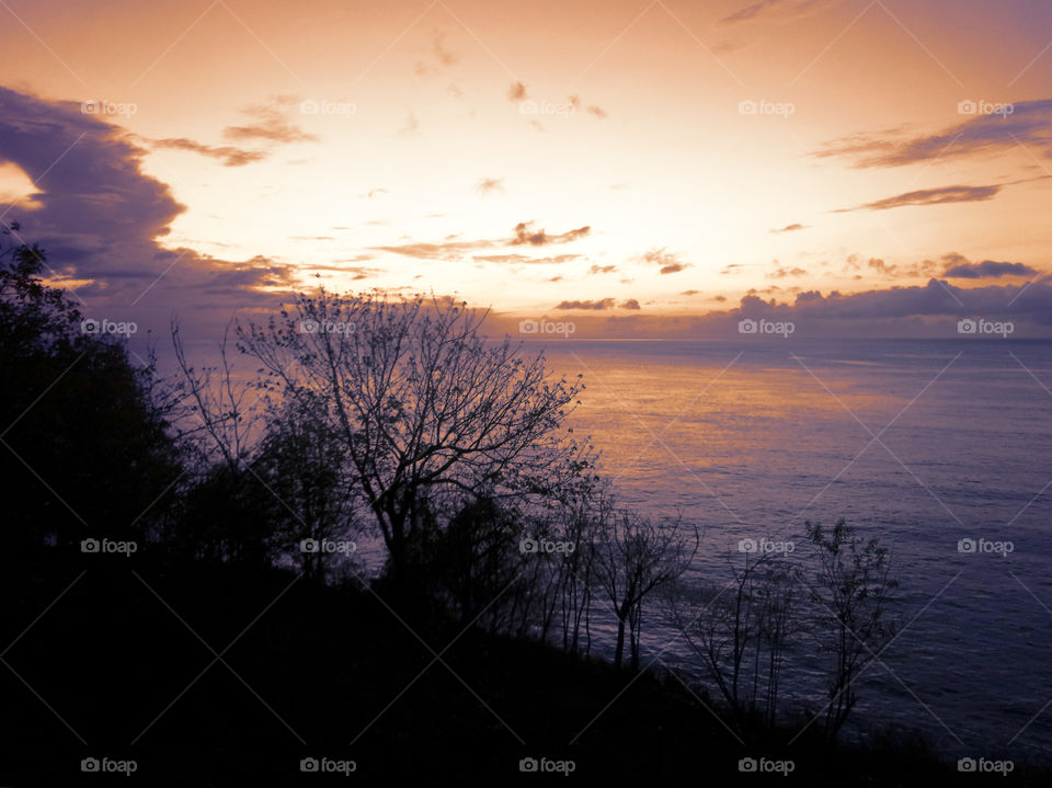 St. Lucia Sunset . I took this photo when vacationing on St. Lucia.