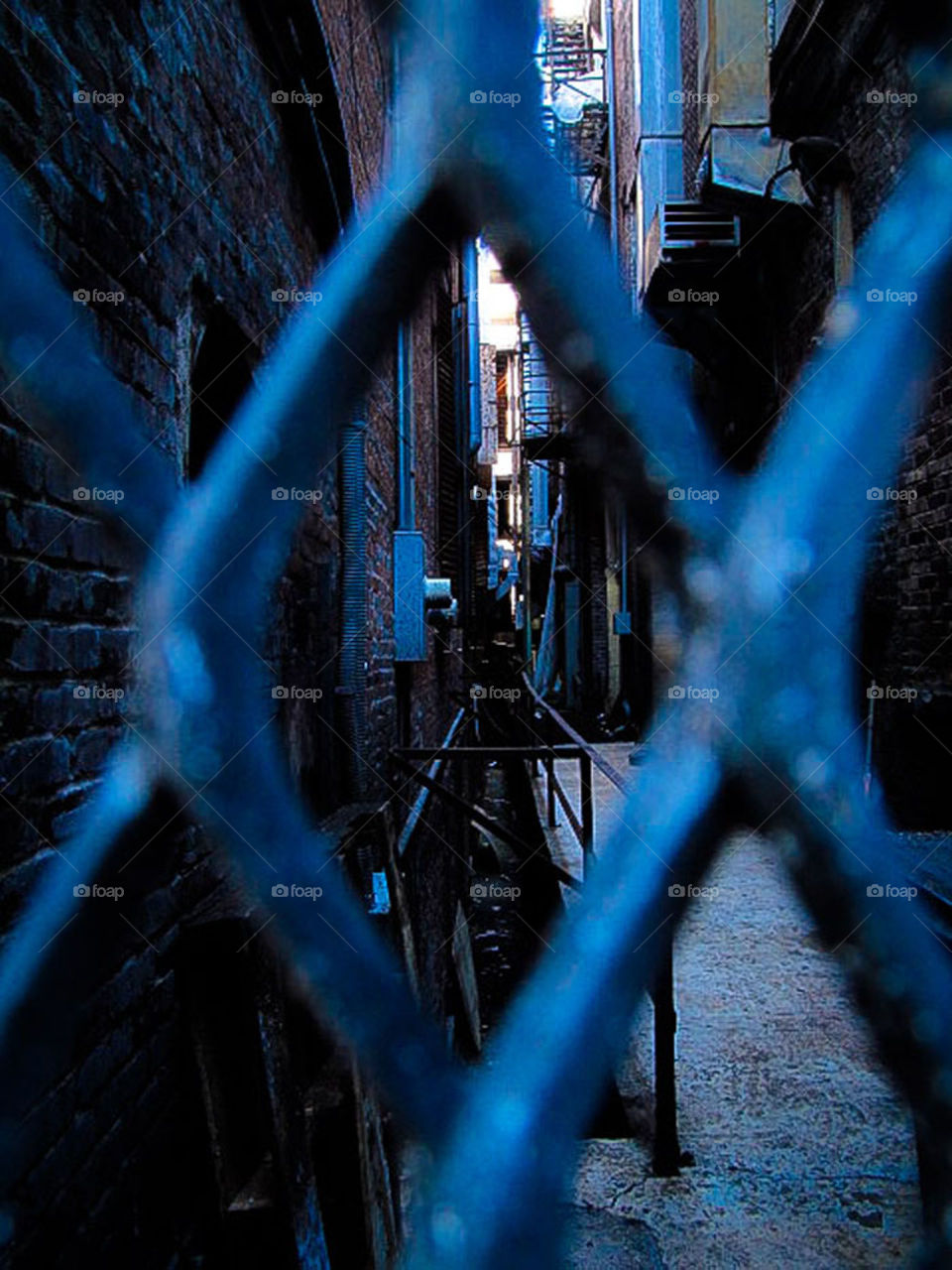 Alley In-Between. An alley in between two buildings