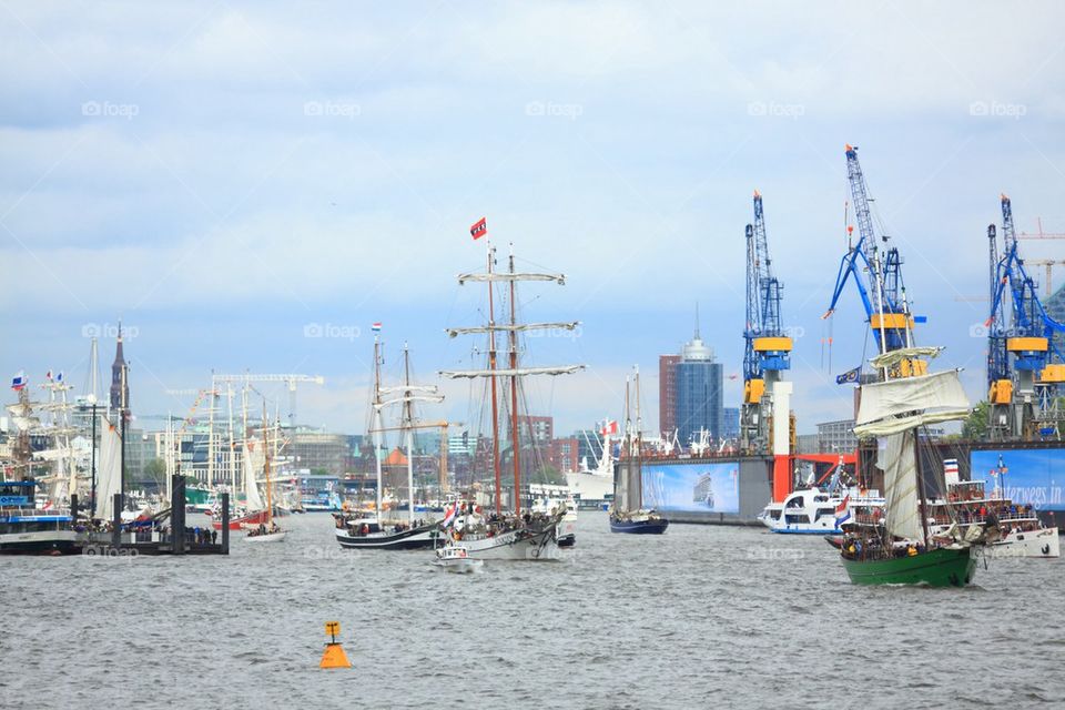 Harbor of Hamburg