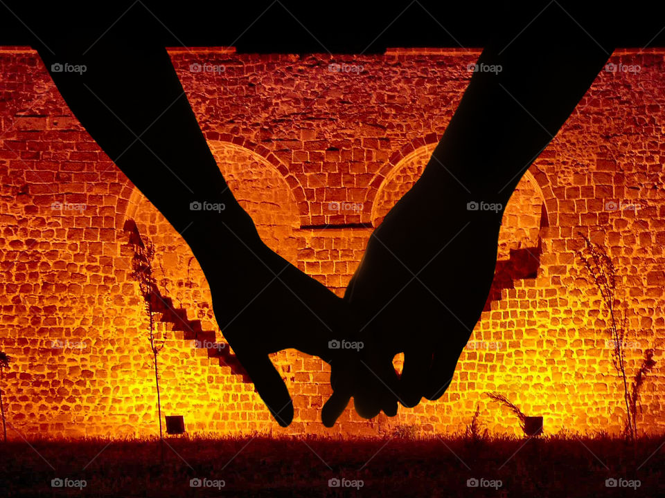 heart shape of Diyarbakır castle stairs