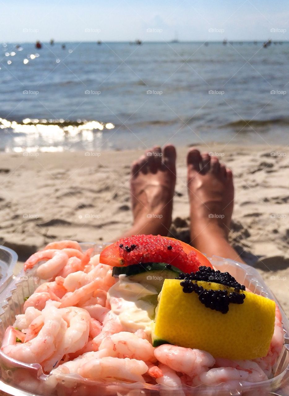 Lunch at the beach