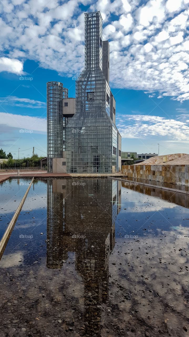 Hejduk Towers, City of Culture, Santiago de Compostela, Galicia, Spain.