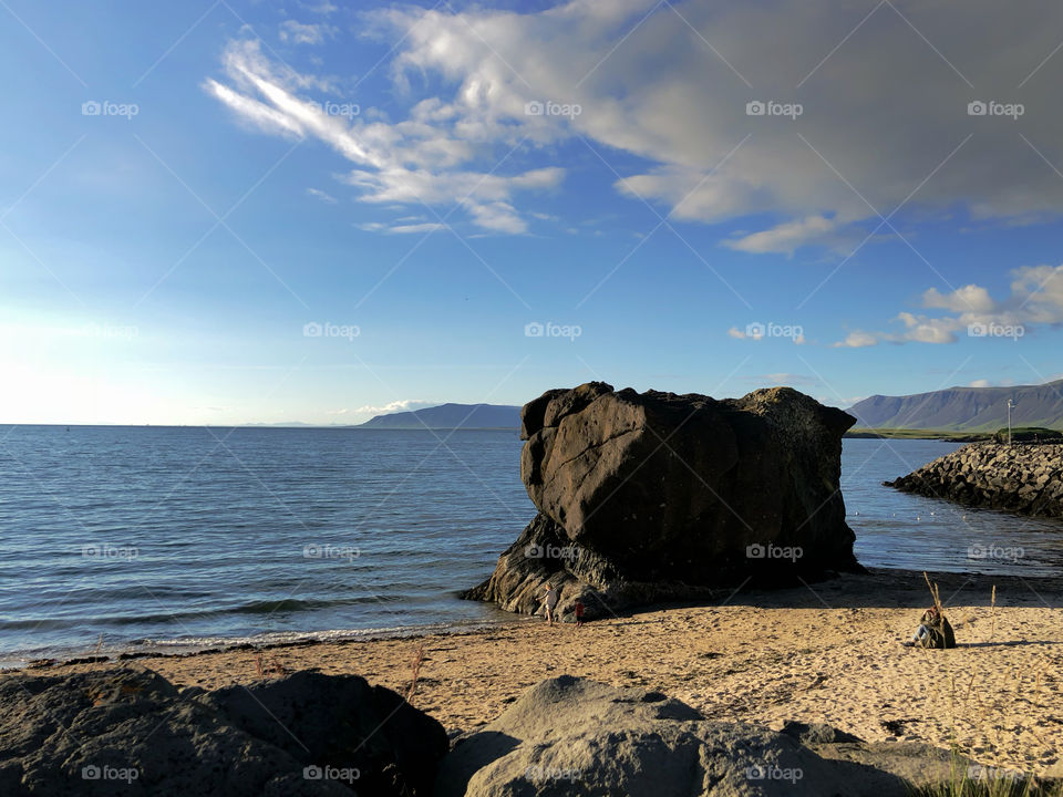 A little cove sits asides the docks.  Jellyfish had washed ashore so a little messy if ya don’t watch your feet!