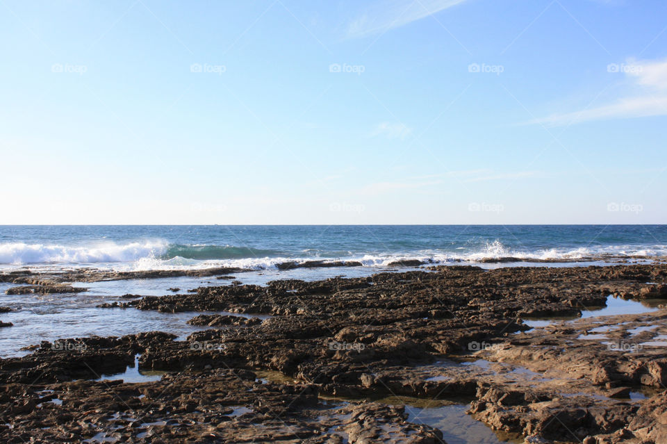 beach sky spring blue by lugasi