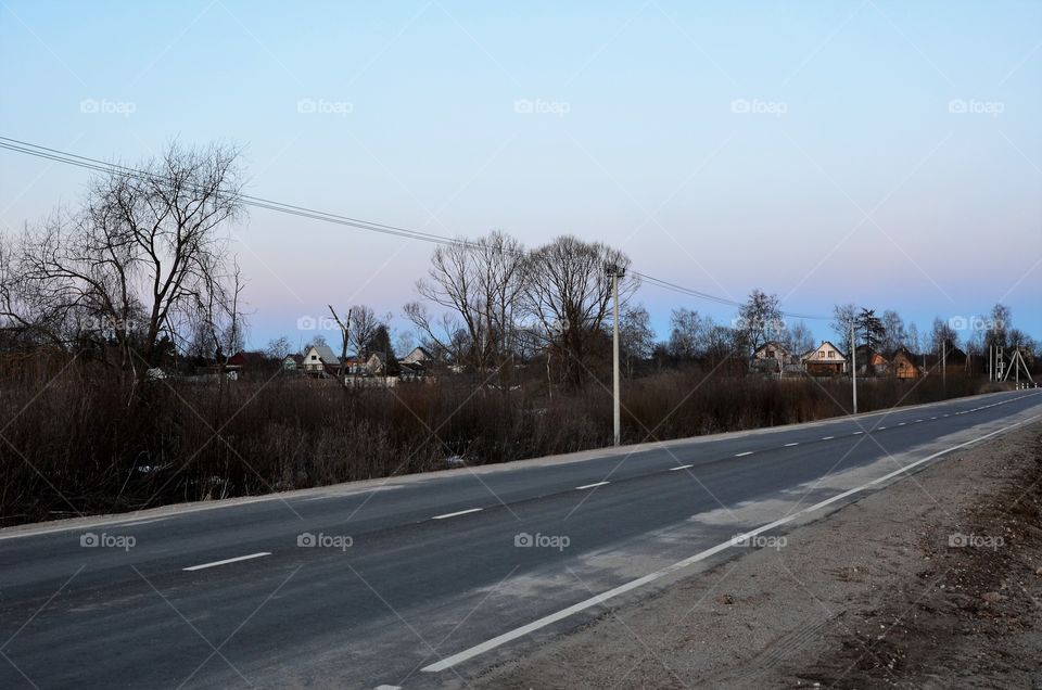 empty road