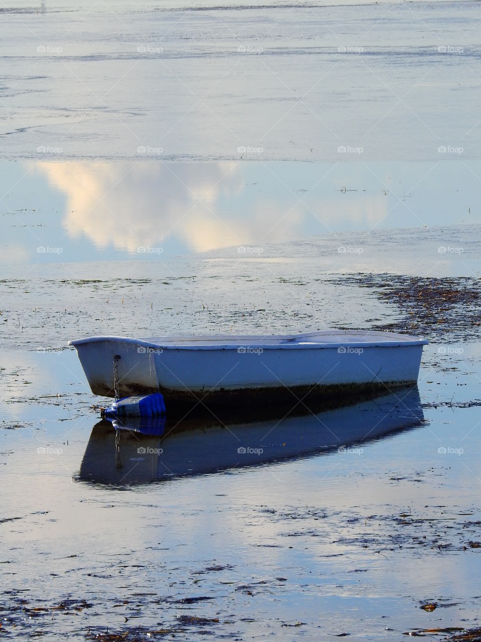 Boat on ice