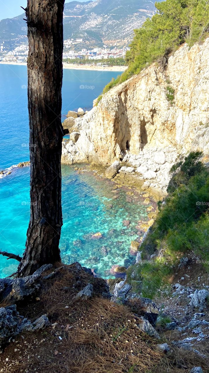 Beautiful view on the sea