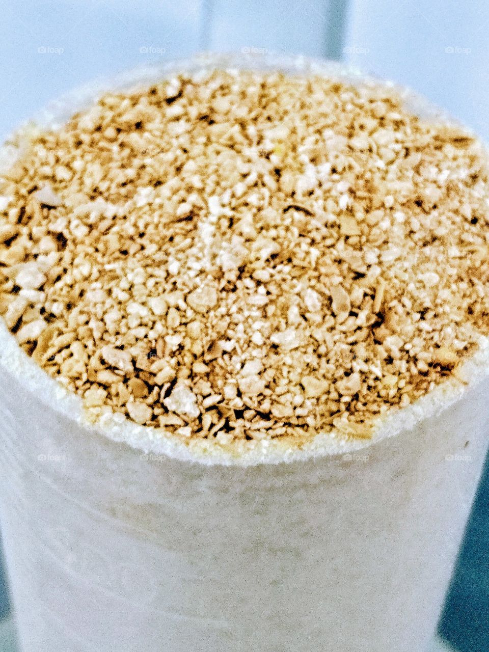 Clic de proveta com farelo de soja