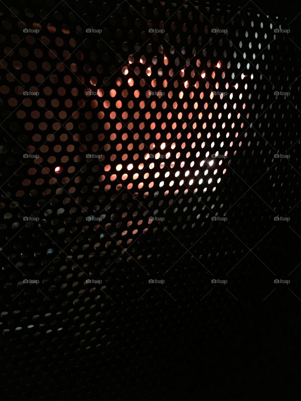 Do you see what I see? Look to the left and it looks like an alien looking down on the evening sacrifice.