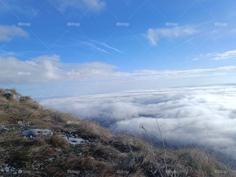 Fog over Ogulin city