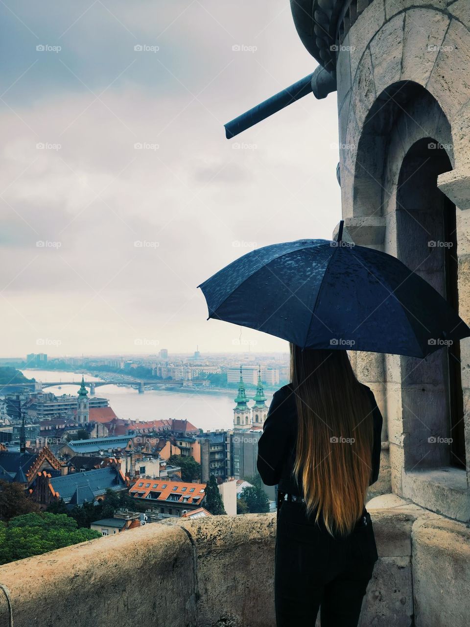 rainy autumn in Budapest