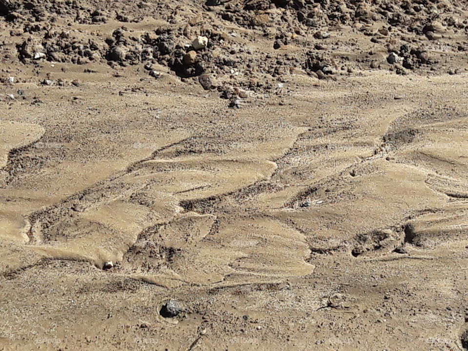 Full frame shot sandy land