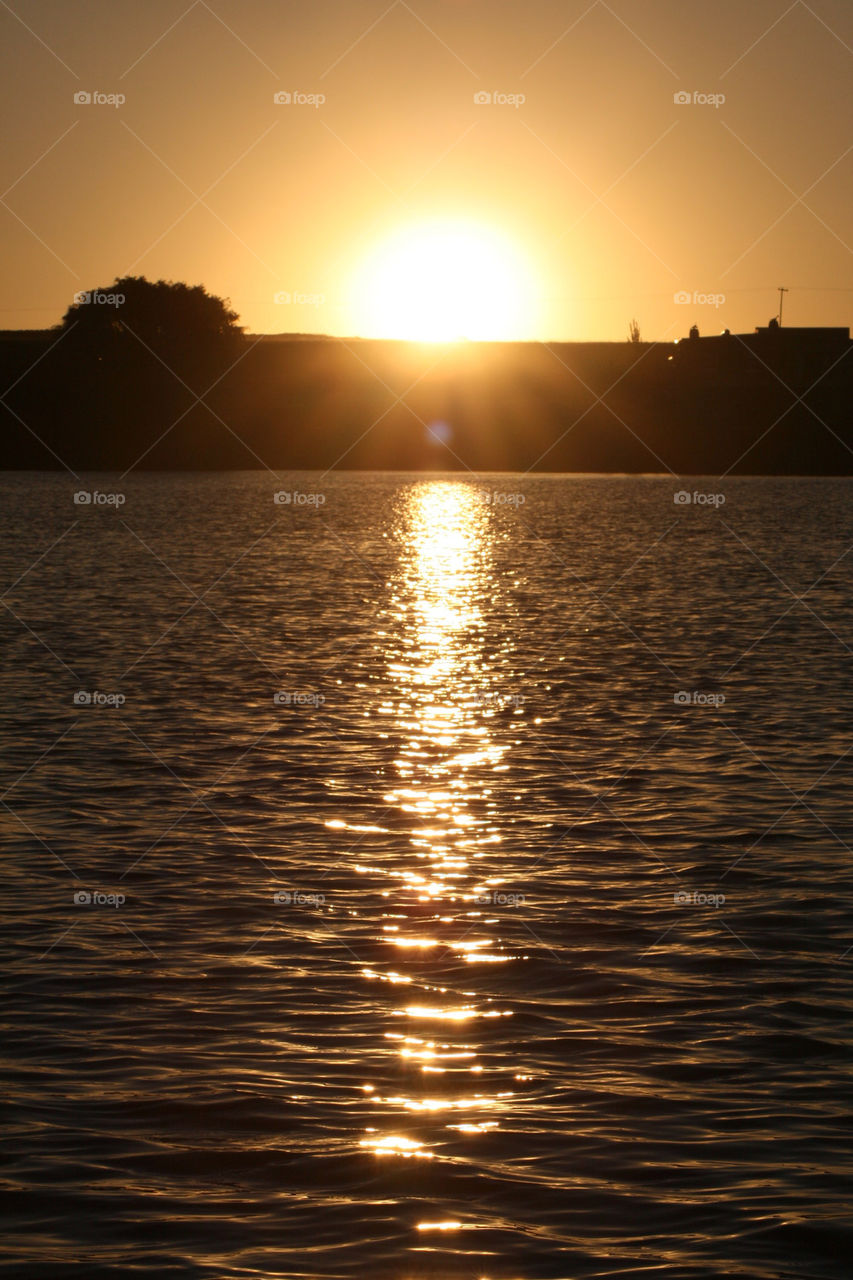 Vrede dam sunset screensaver