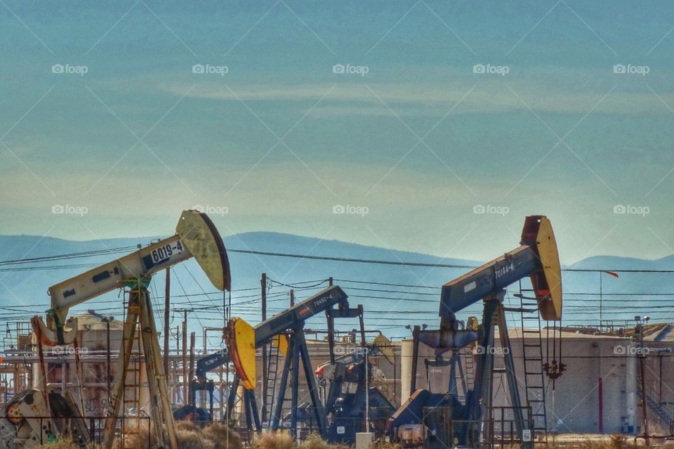 Crude Oil. Oil Well
