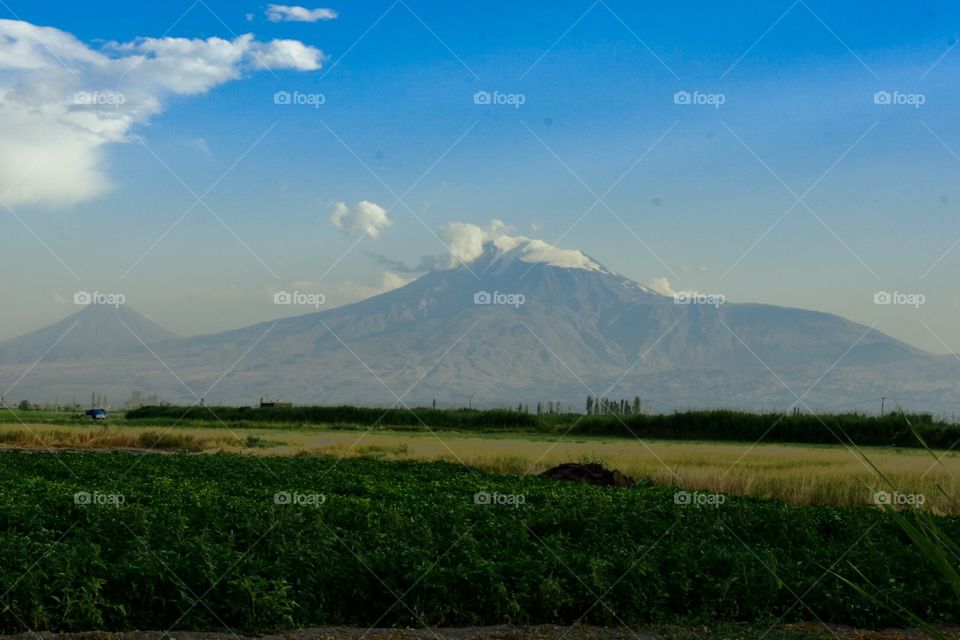 The mountain Ararat in Turkey ( belongs to Armenia)