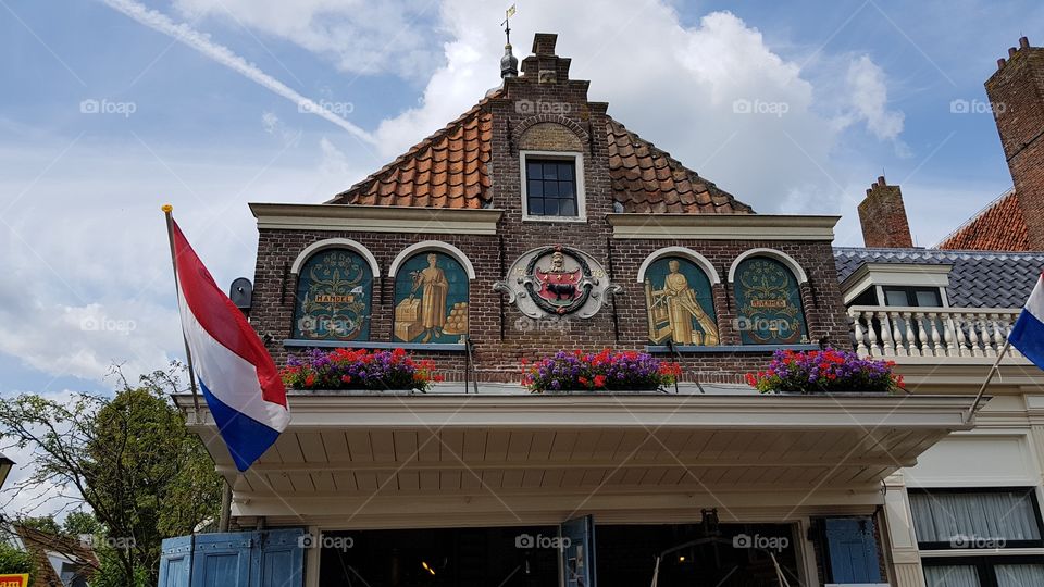 Beautiful town of Edam, Netherlands (Holland)