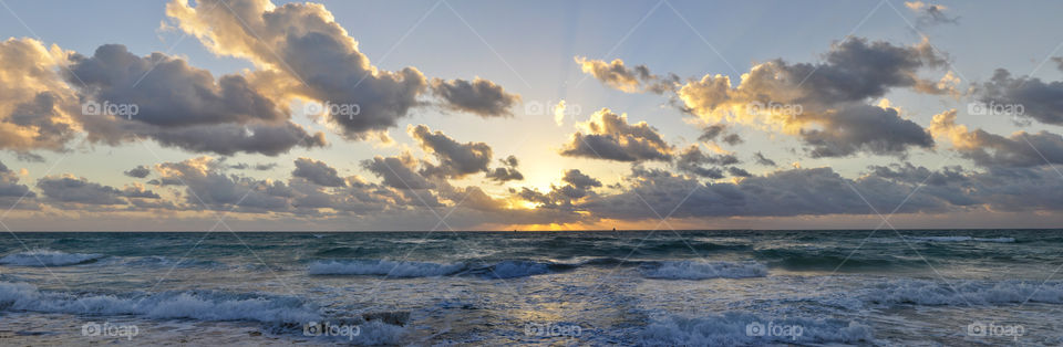 Sunrise over South Beach