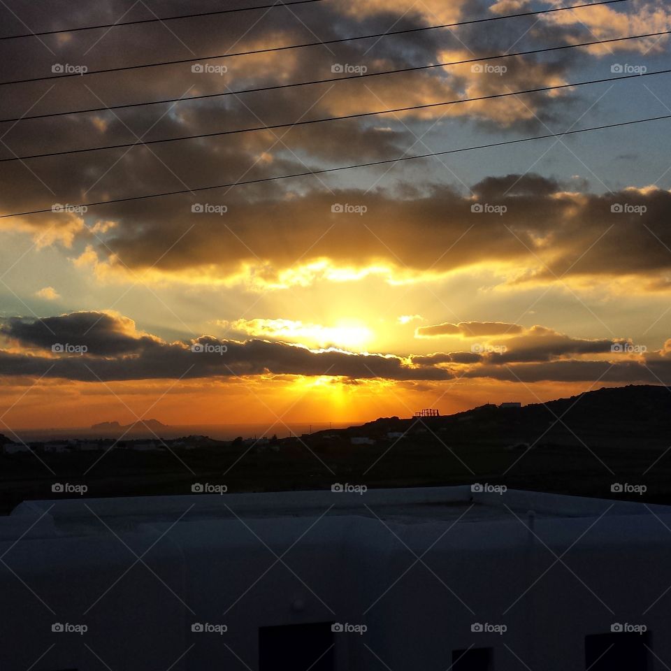 Mykonos sunrise