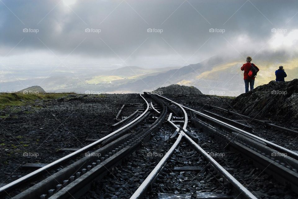 Trainrails in Snowdonia