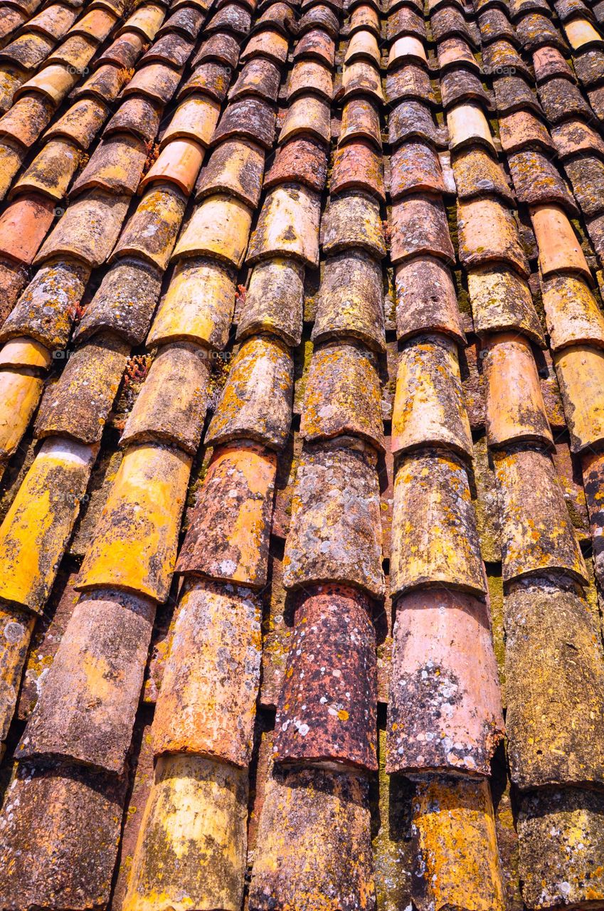 Full frame shot of roof