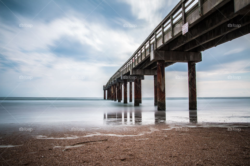 Pier on the ocean