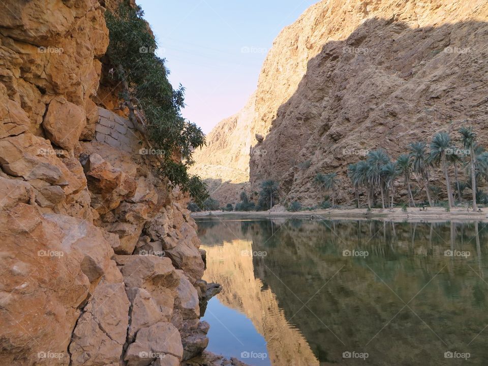 Reflections in the gorge