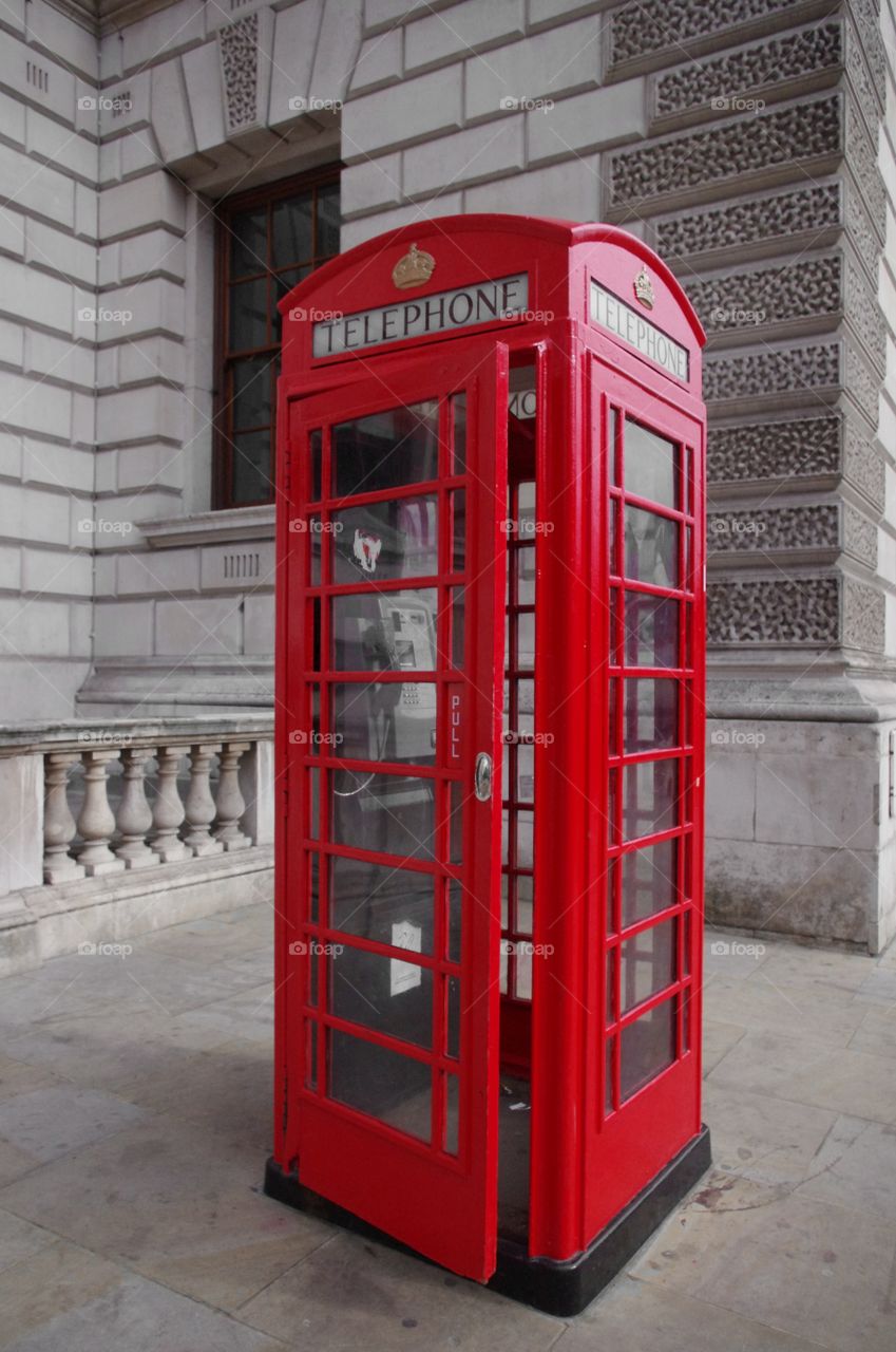 Red phone box