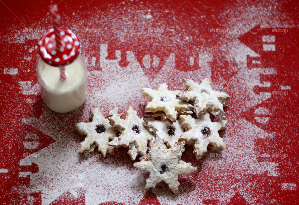 Christmas cookies and milk for Santa 10