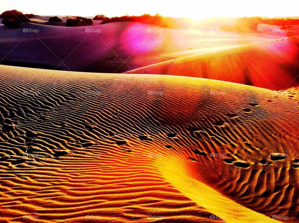 pattern travel sunset sand by rebelf