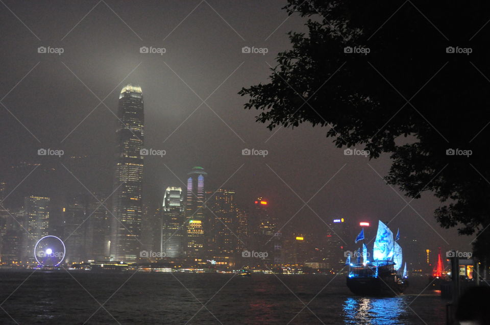 Hong Kong, night